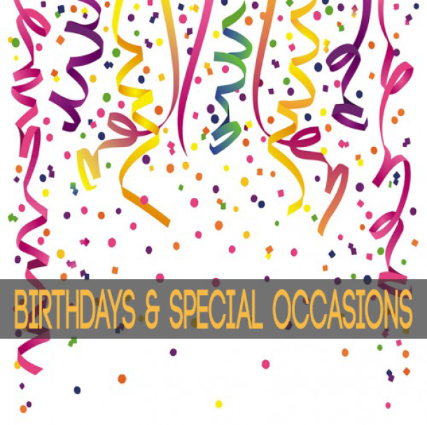 Birthday Parties and Special Occasions